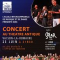Concert au théatre antique de Vaison : participation des classes de Cairanne (…)