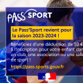 Pass'Sport 2023-2024