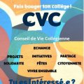 Rejoins le CVC (Conseil de Vie Collégienne) !