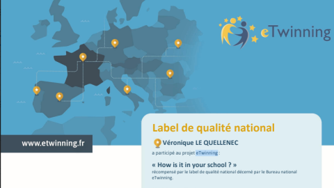 Un label de qualité etwinning pour le projet européen en 602 : How is it in (...)