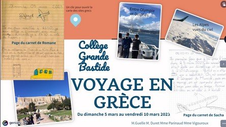 Mars 2023 : 40 élèves partent en Grèce !