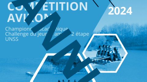 Compétition aviron UNSS : Championnat d'Académie/Challenge du Jeune Rameur