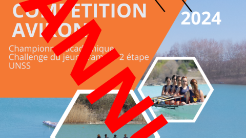 Compétition aviron UNSS : Championnat d'Académie/Challenge du Jeune (...)