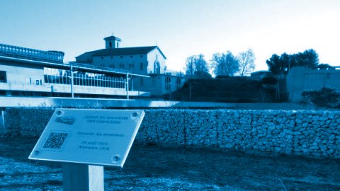 Inauguration du jardin des souvenirs des génocides au lycée Simone Veil