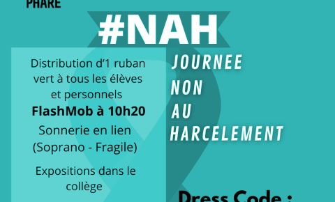 journée NAH : Non Au Harcèlement ! 2023