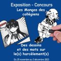Des dessins mangas contre le harcèlement : exposition et concours.