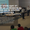 Projet SFERE-EAFC et Cordée de la réussite au collège Jas de Bouffan (…)
