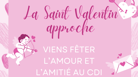 Saint Valentin : Ateliers de décoration et travaux manuels au CDI