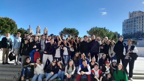 Visite de la grotte Cosquer à la Villa Méditerranée avec les élèves de 3°1 et (...)