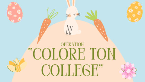 Le printemps du CVC : Opération « Colore ton collège »