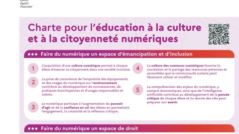 Charte Education Culture Citoyenneté Numériques