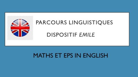 EMILE : Maths et EPS in English