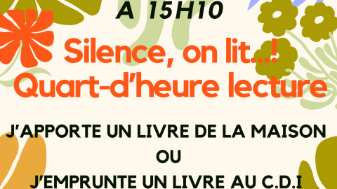 Le 1/4 d'heure lecture-littéraire au Collège Pierre Matraja