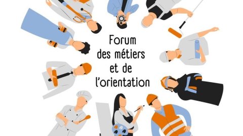 Forum des métiers et de l'orientation au collège Mont-Sauvy