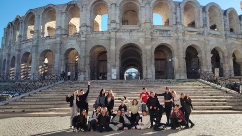 Sortie sur Arles des élèves des Langues et Cultures de l'Antiquité