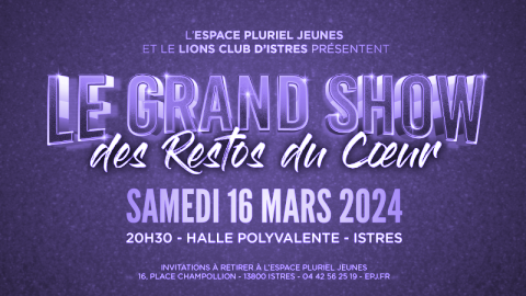 EPJ - Le grand show des Restos du Cœur 2024