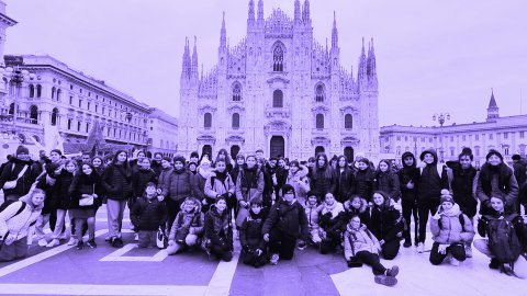 Les Bilangues en vadrouille à Milan