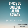 Cross du collège SAVARY 2021/22 - ebook réalisé par la Classe Médias