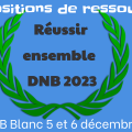 Réussir ensemble le DNB 2023 : propositions de ressources