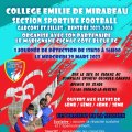 Section sportive football du collège Emilie de MIRABEAU
