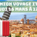 Réunion Voyage Italie 2023