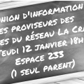 Réunion d'information des lycées du réseau La Crau - 12 janvier
