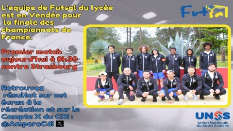 Equipe de Futsal aux championnats de France