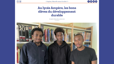 Article Eco-Ambassadeurs du Lycée Ampère