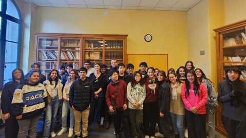 Séjour d'élèves péruviens au Lycée.