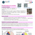 Plaquette de présentation du BTS Bioanalyses et contrôles