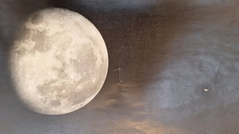 Photo de la Lune prise par nos élèves lors du voyage à Toulouse avec notre (…)