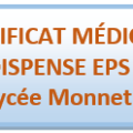 Certificat de dispense médicale