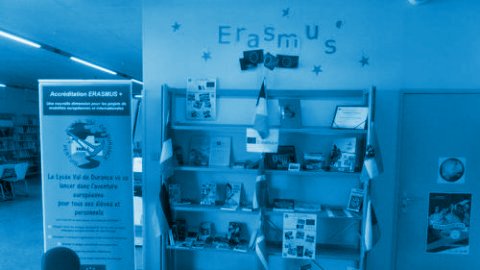Inauguration de l'espace ERASMUS+