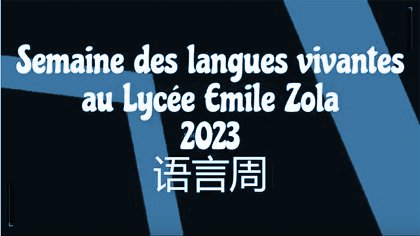 lgt_Semaine des langues vivantes du 27 mars au 1er avril au lycée Émile (...)