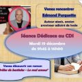 CDI_Séance dédicace - Edmond Purguette - Mardi 19 décembre de 9h45 à (...)