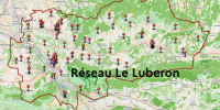 logo du site Carte interactive du réseau Le Luberon